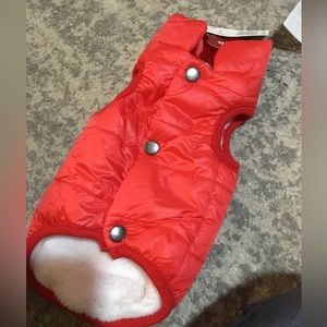 Dog Puffer Vest, Small dog, Red, collectioneighteen